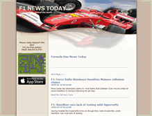 Tablet Screenshot of f1newstoday.com